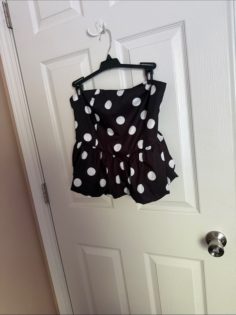 Polka Dots Peplum Top